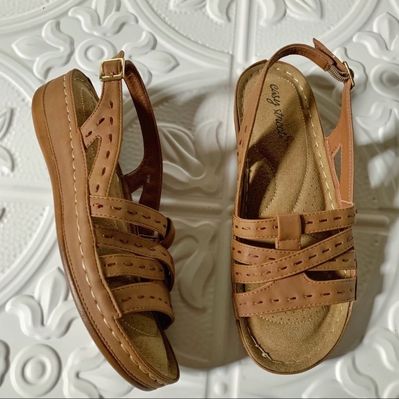 EASY STREET Kehlani Women's Tan Slingback Sandals 9.5 - Picture 11 of 12